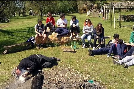 Campamento en “Bio Huella”