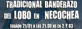 BANDERAZO EN NECOCHEA
