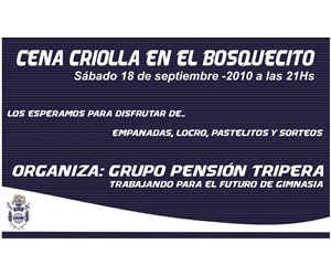 CENA EN EL BOSQUECITO