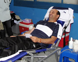 DONACIÓN DE SANGRE EN LA SEDE