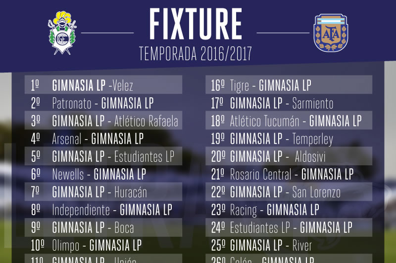 FIXTURE 2016/17