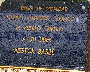 HOMENAJEARON AL RONCO BASILE