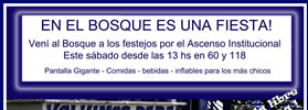 ¡EN EL BOSQUE ES UNA FIESTA! 