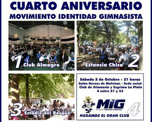 EL MIG CELEBRA SUS CUATRO AÑOS