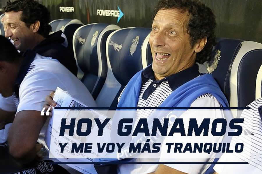 “HOY GANAMOS Y ME VOY MÁS TRANQUILO”